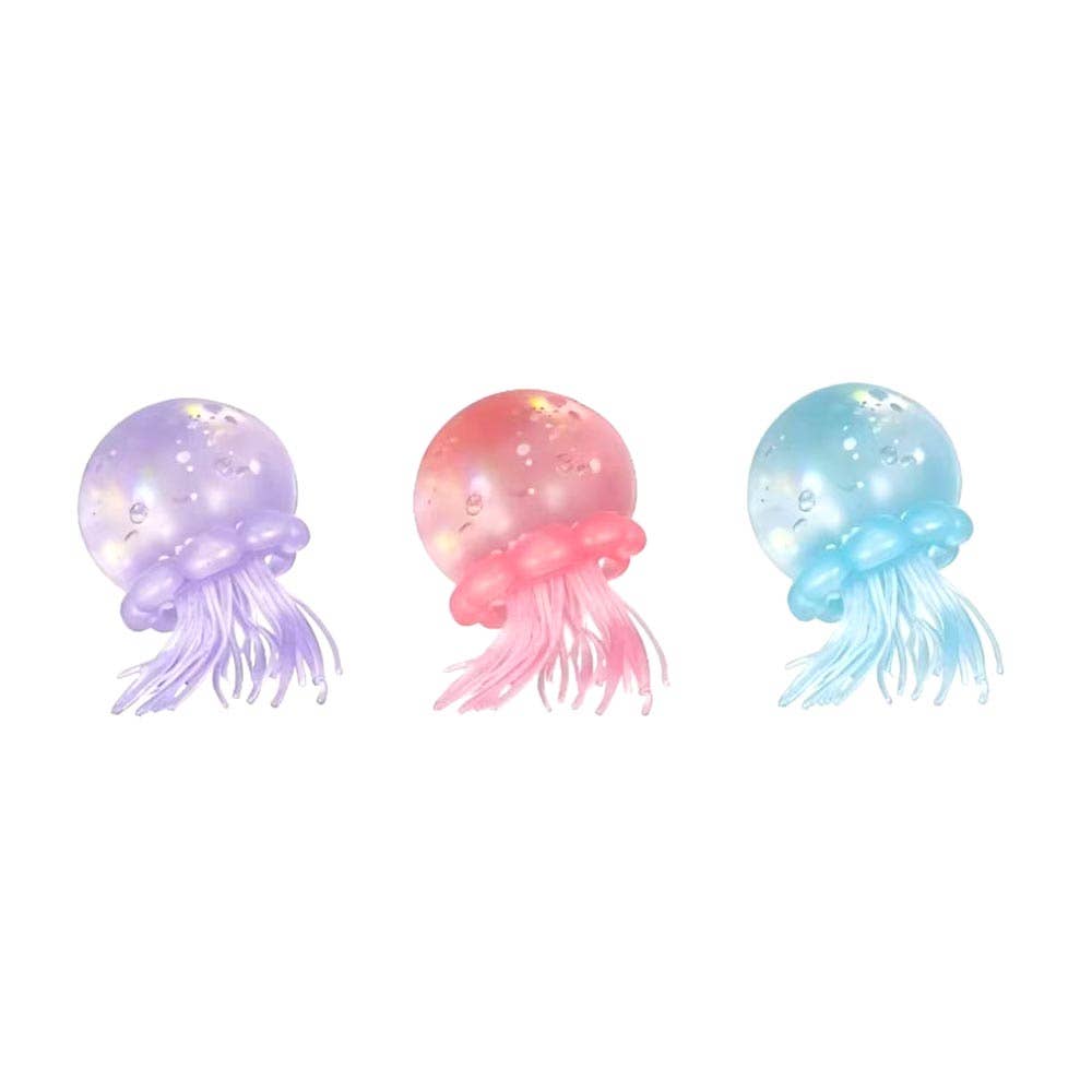 Glitter Jellyfish Squeeze Squishy Stress Relief Toy