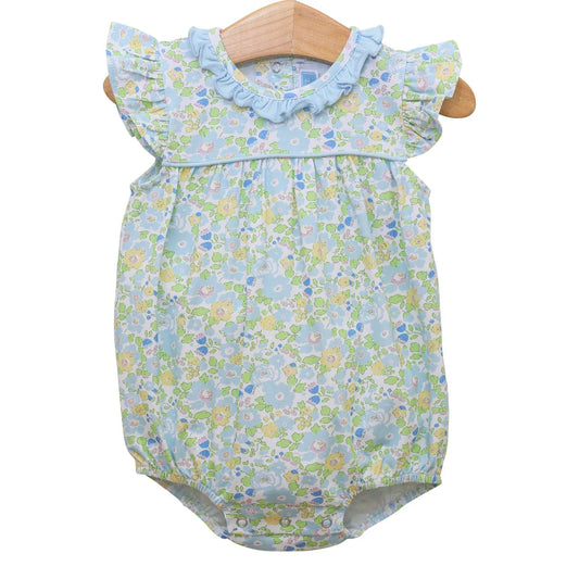Trotter Street Blooming Floral Ruffle Bubble
