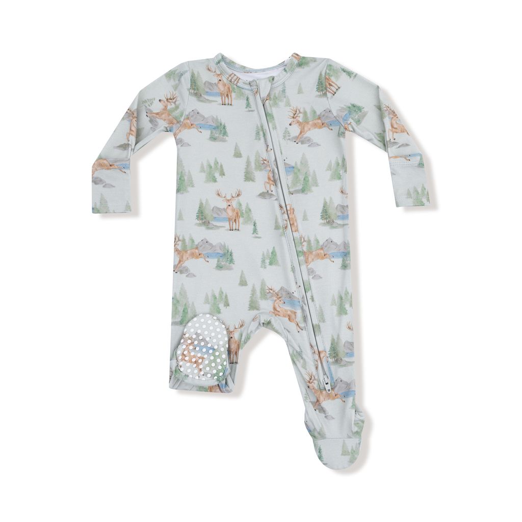 Angel Dear Buck Deer 2 Way Zipper Footie