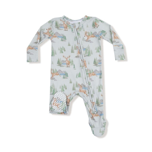 Angel Dear Buck Deer 2 Way Zipper Footie