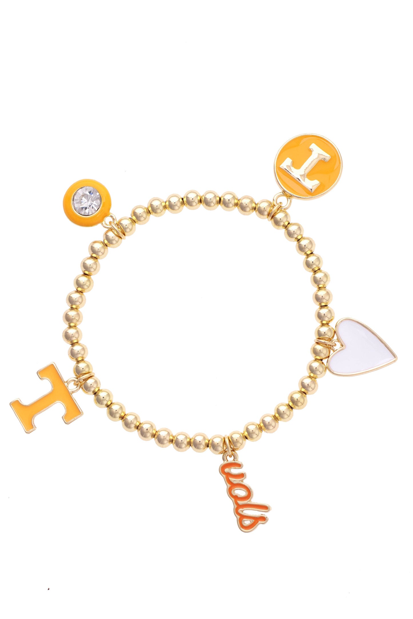 Tennessee Vols Enamel Icons Stretch Bracelet