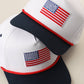 USA Embroidered Patch Two Tone Rope Trucker Hat