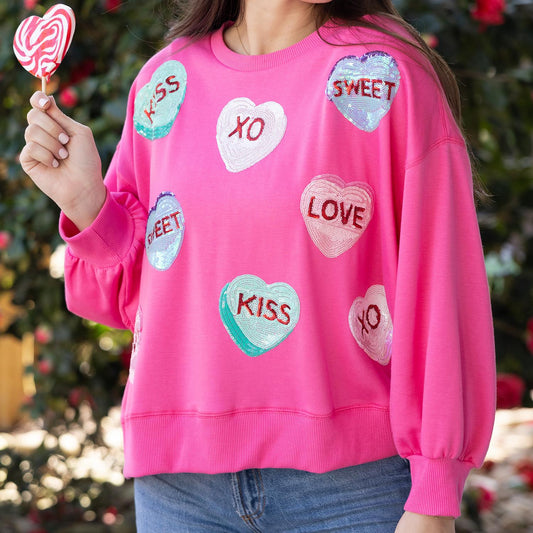 Candy Hearts Sweatshirt