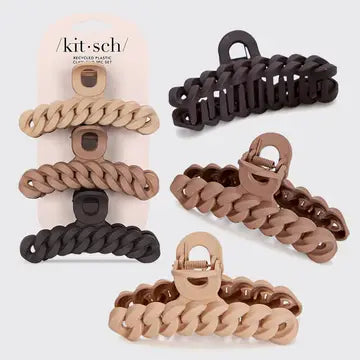 Kit.sch 3 Pack Chain Claw Clips