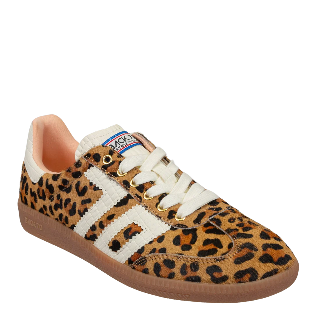 Back 70 Cloud In Leopard Camel White Sneaker