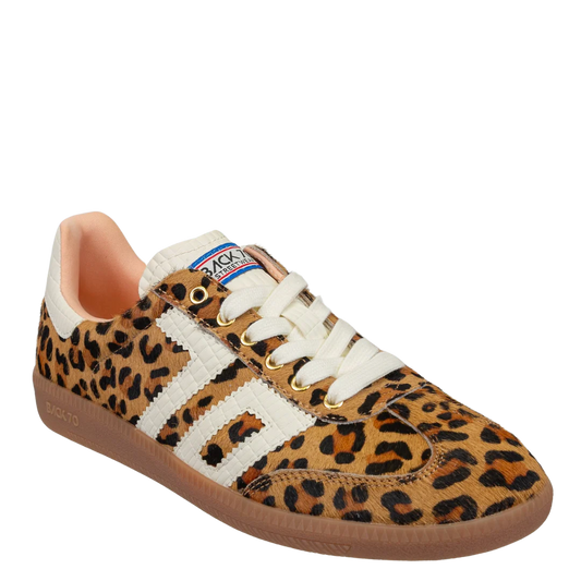 Back 70 Cloud In Leopard Camel White Sneaker