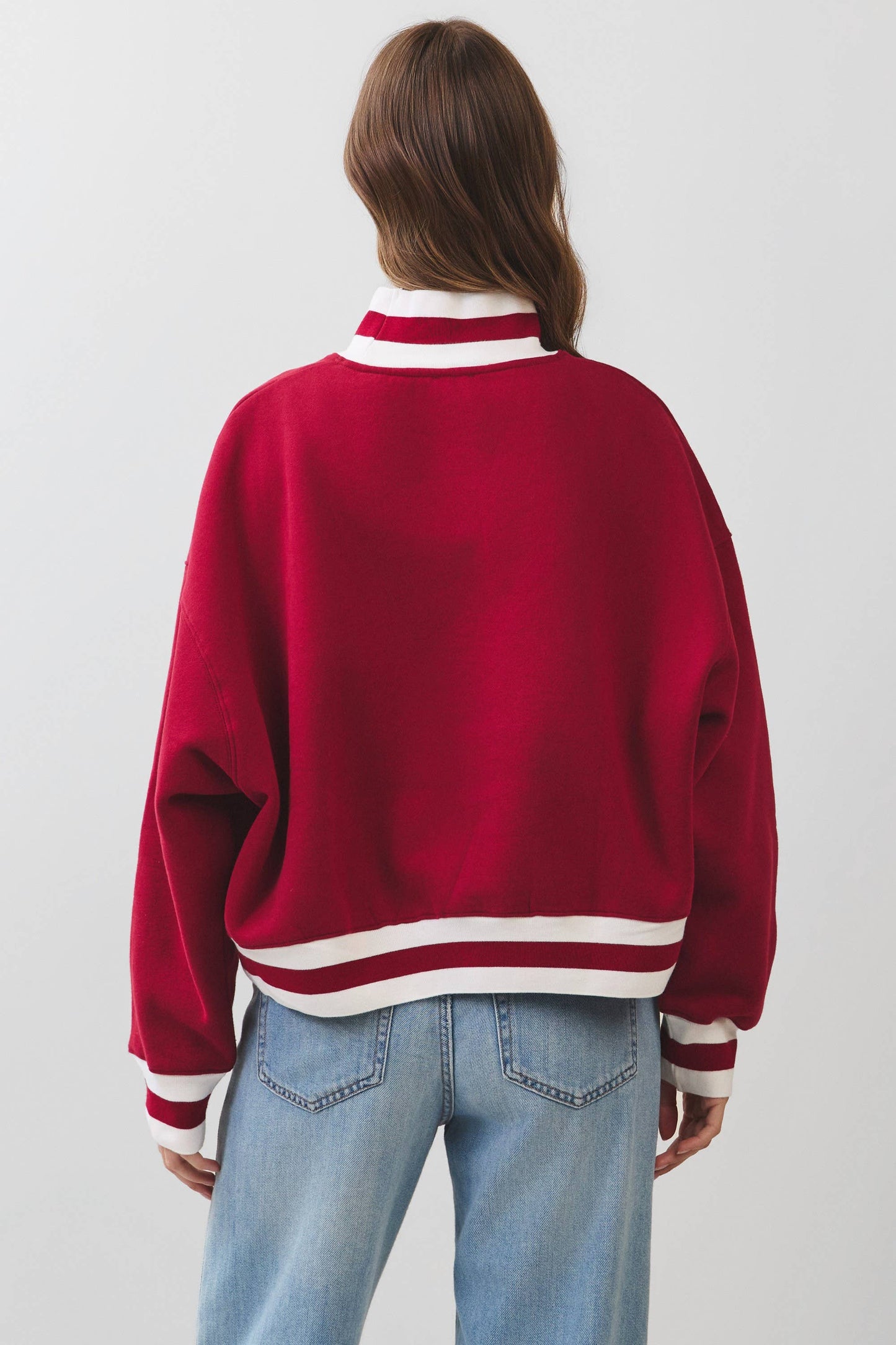 Alabama Lettering Cropped Sweatshirt