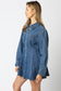 Angela Denim Shirt Mini Dress