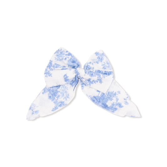 Angel Dear Dream Cottage Floral Blue Bow