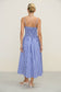 Gingham Spaghetti Strap Midi Dress