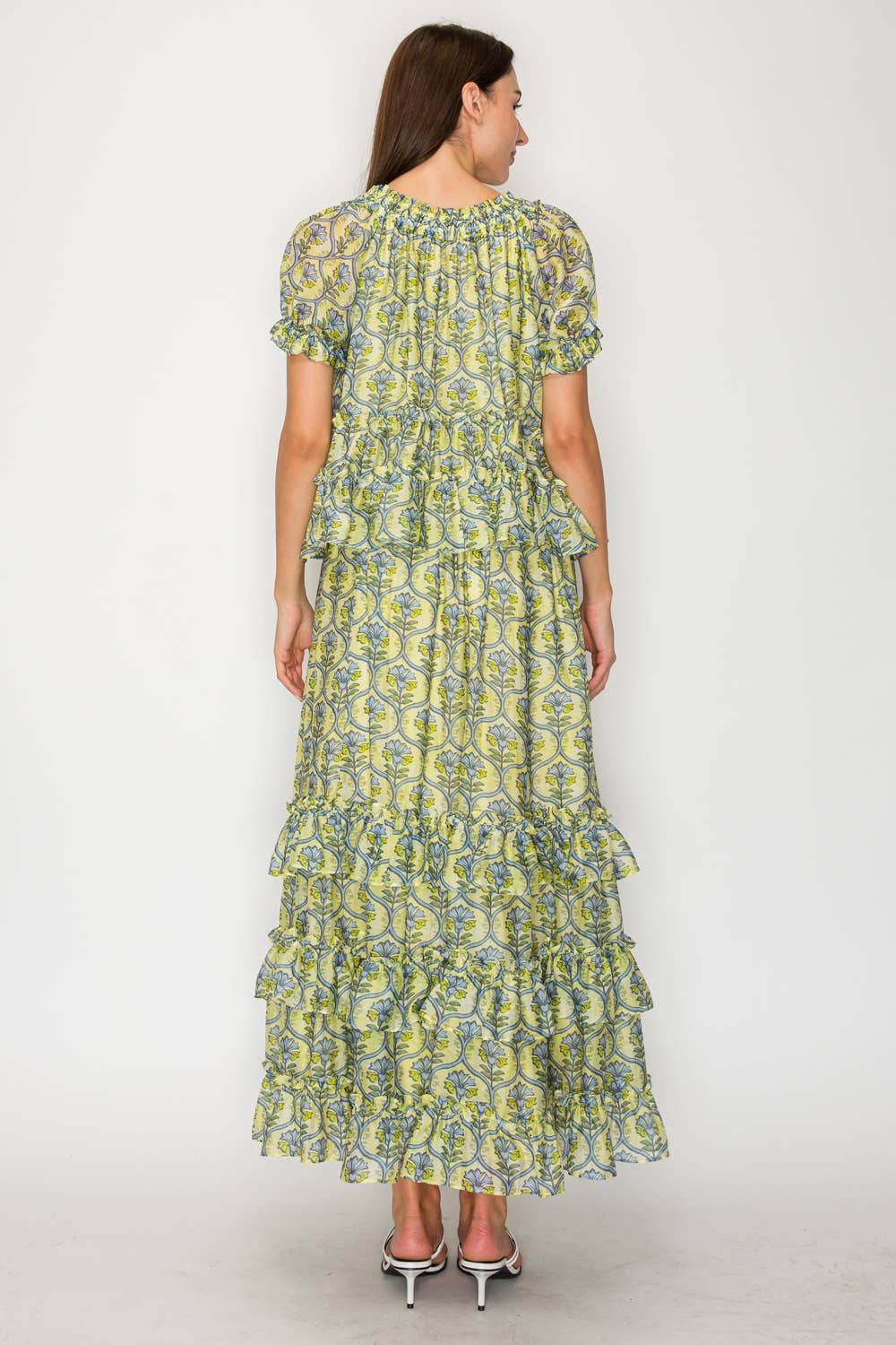 Helios Harvest Silky Voile Maxi Skirt