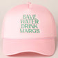 Save Water Drink Margs Embroidered Trucker Cap