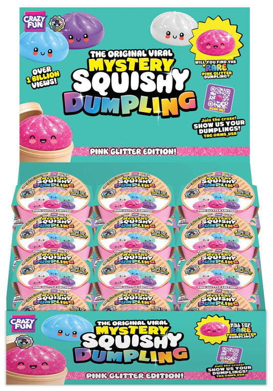 RMS® Crazy Fun™ Pink Mystery Glitter Bao Bun – Rare Chase