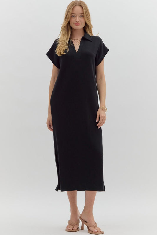 On The Go Midi In Black