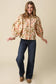 Peachy Floral Puff Sleeve Blouse