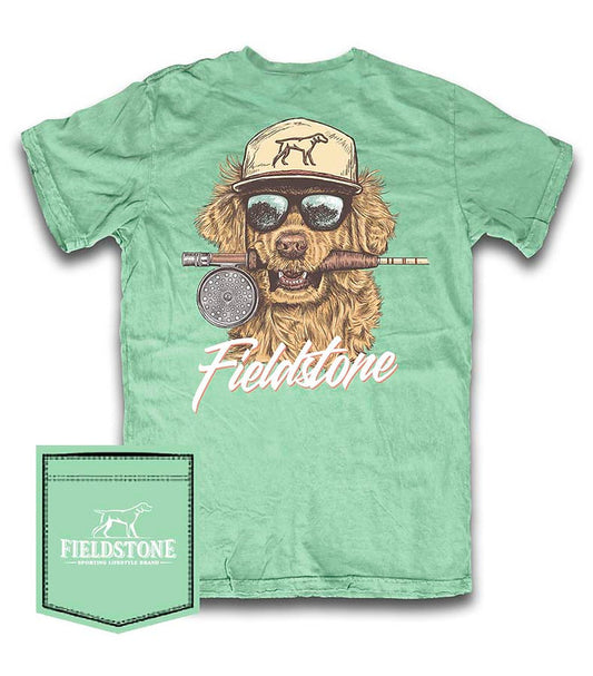 Fieldstone Retriever Reel Island Reef Youth Tee