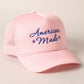 American Made Embroidery Mesh Back Trucker Hat