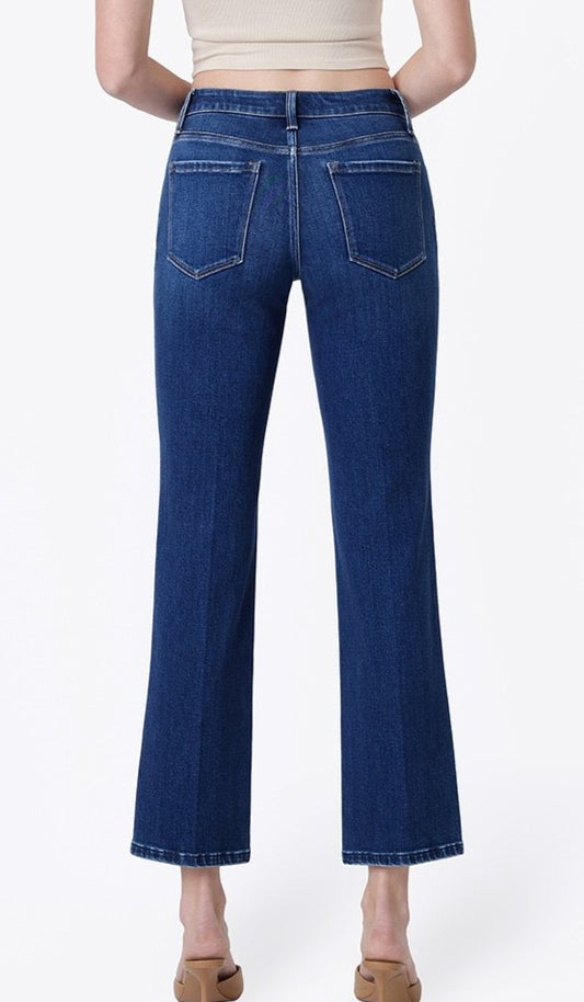 Cameron Mid Rise Straight Jean