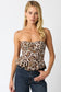 Fall Bloom Strapless Top