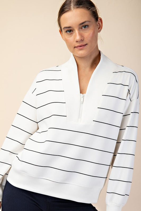 Take On The Day Stripe Short Set
