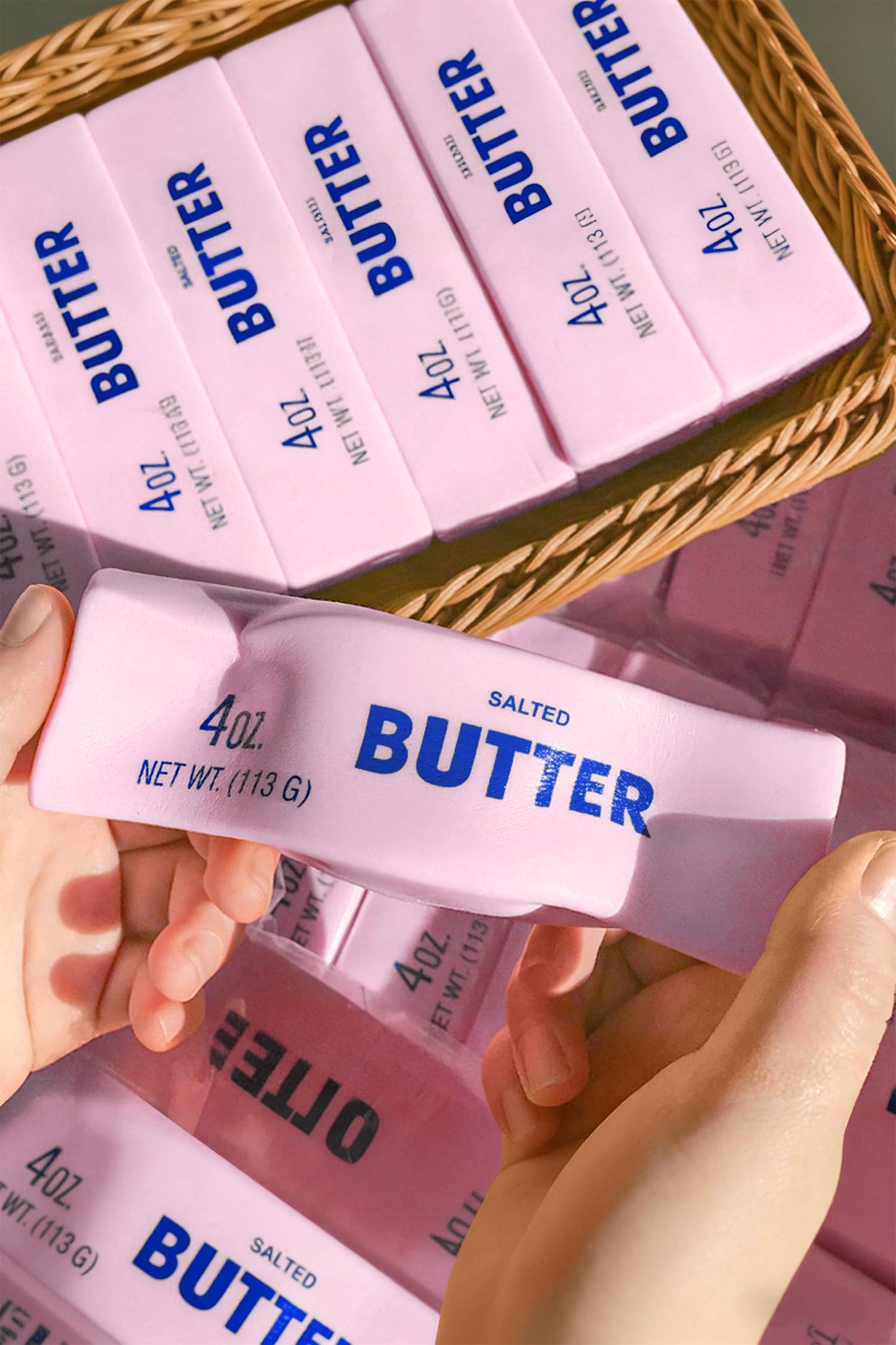 Butter Stick Squishy Pink
