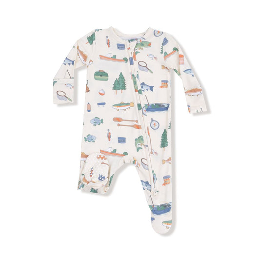 Angel Dear Fishing Things 2 Way Zipper Footie