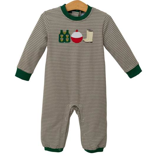Trotter Street Fishing Trio Romper