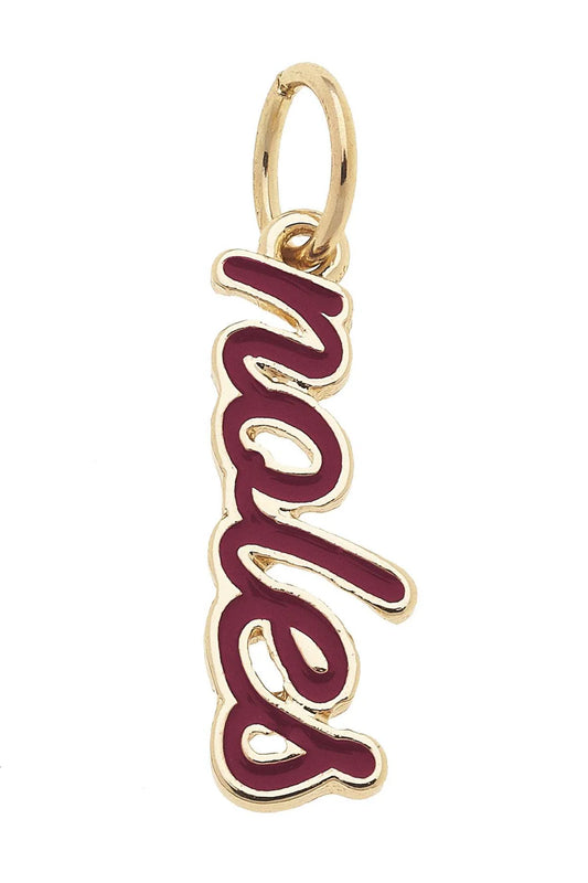 Florida State Seminoles Script Charm