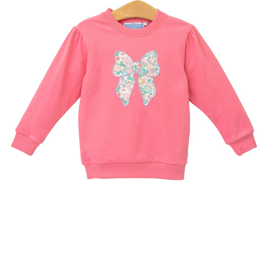 Trotter Street Bow French Terry Pullover