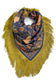 Fringe Scarf Midnight Crane