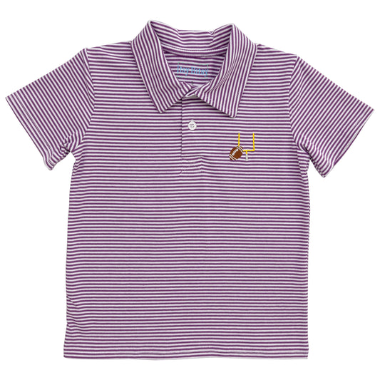 Itsy Bitsy Game Day Polo in Purple