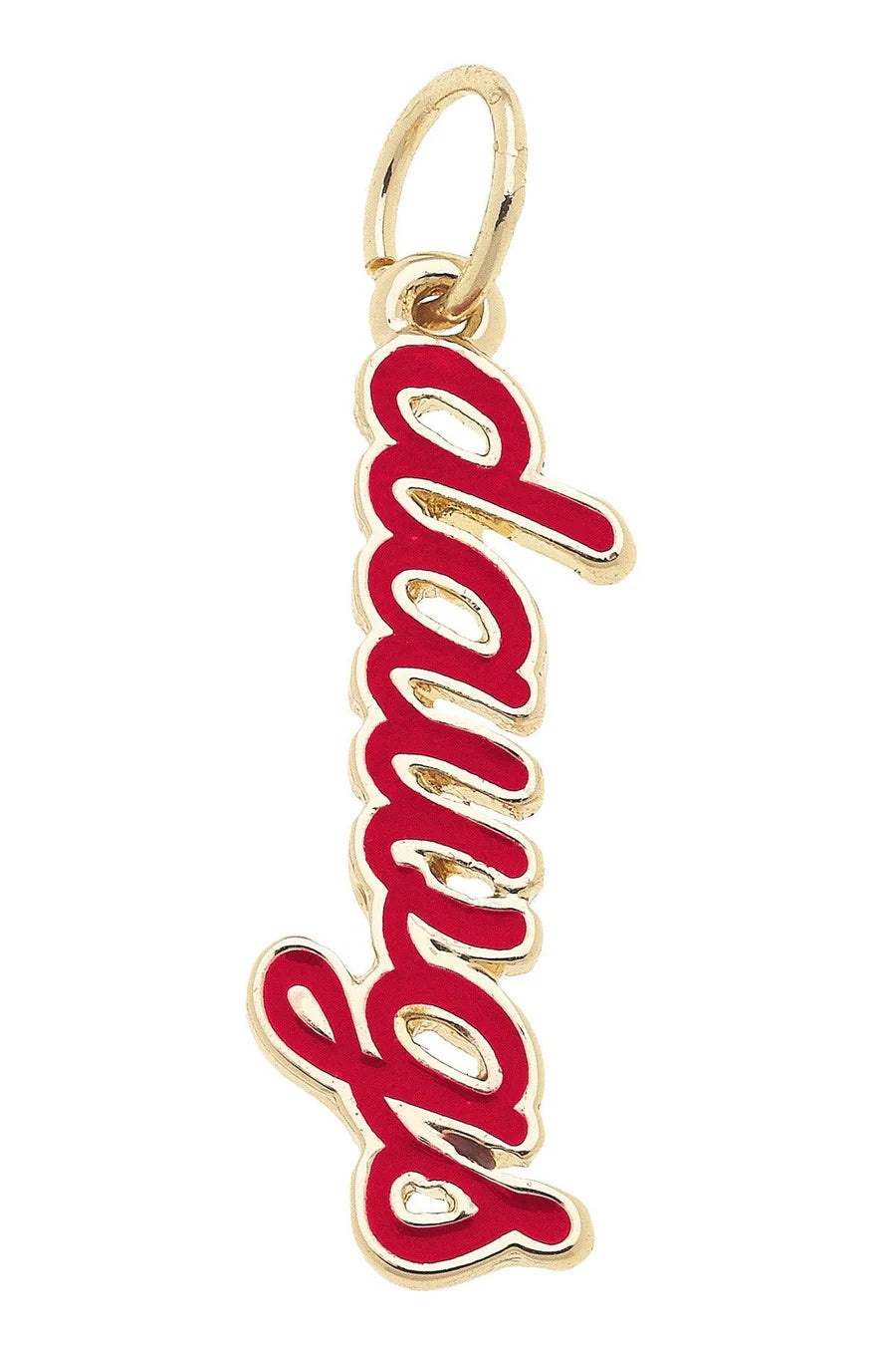 Georgia Bulldogs Script Charm