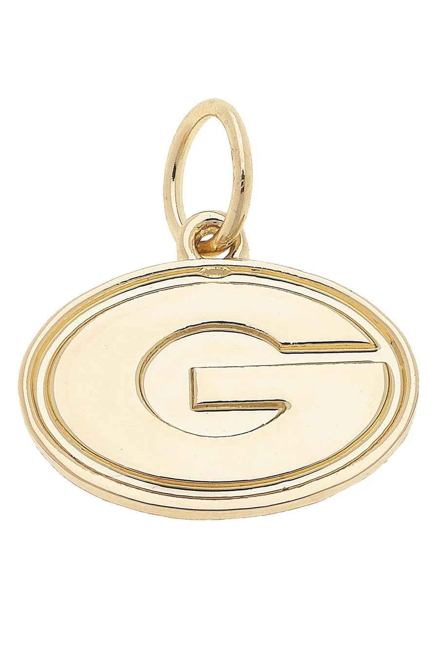 Georgia Bulldogs Logo Charm Gold