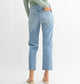 Morgan 90's Straight Stretch Jeans In Light Denim