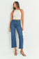 Jenna High Rise Wide Leg Jean In Dark Denim