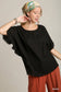 Key West Linen Top in Black