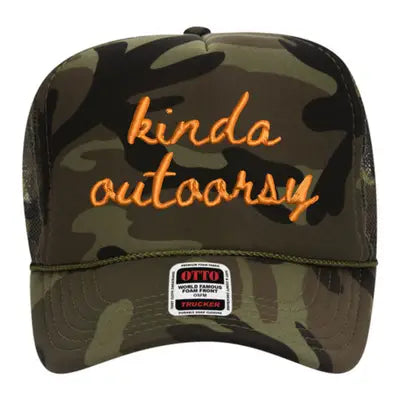 Kinda Outdoorsy Camo Rope Hat