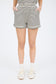 Lounge Stripe Short Set In Black