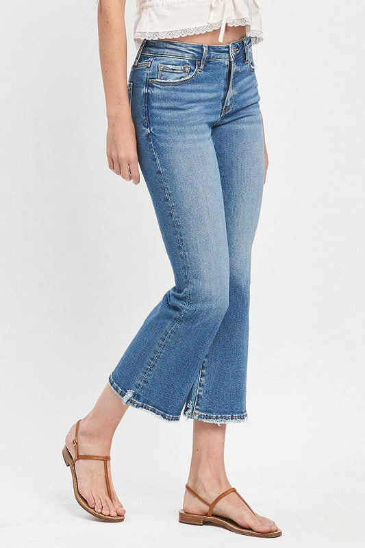 Ivy Mid Rise Kick Flare Jean