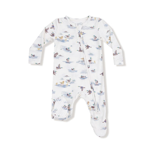 Angel Dear Migrating Mallards 2 Way Zipper Footie