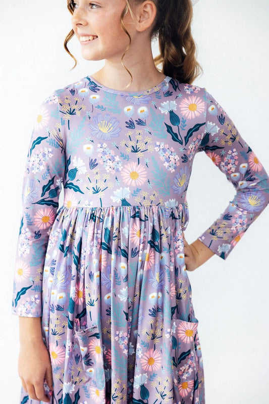 Mila & Rose Honeysuckle L/S Pocket Twirl Dress