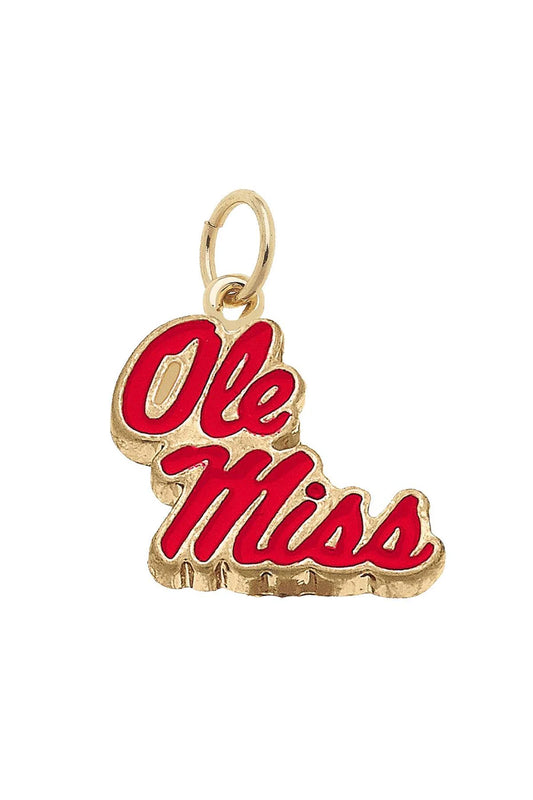 Ole Miss Rebels Logo Charm