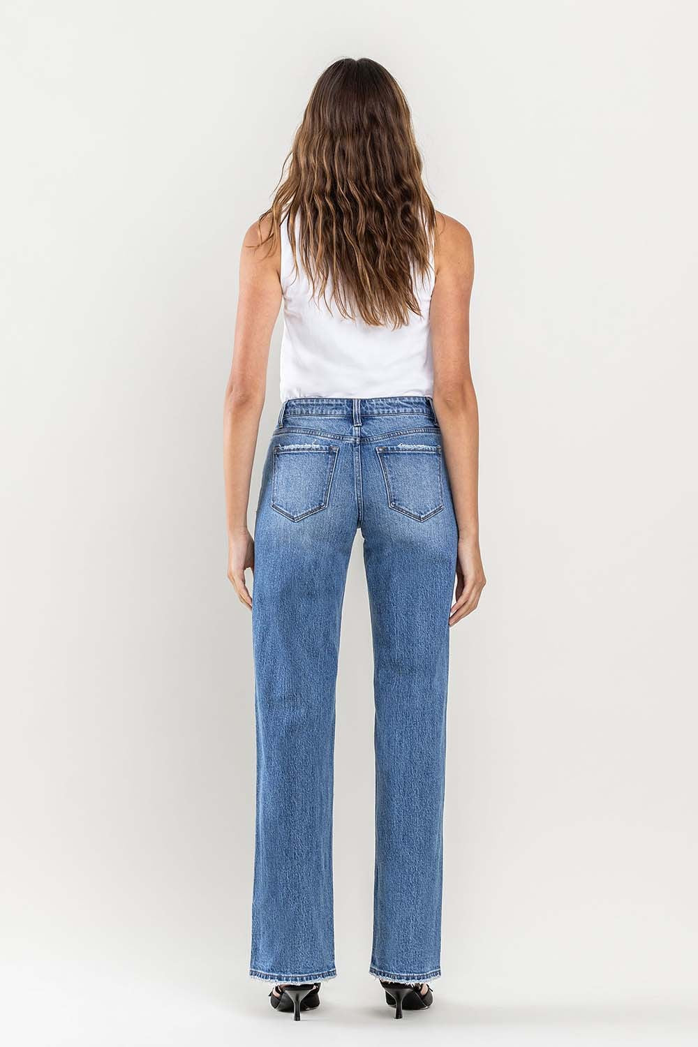 Olivia High Rise Wide Leg Jeans