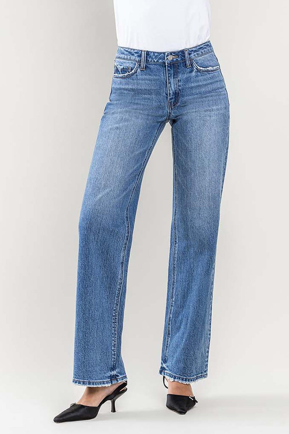 Olivia High Rise Wide Leg Jeans