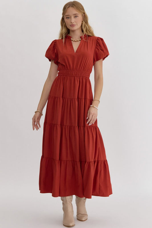 Olivia Maxi In Brick