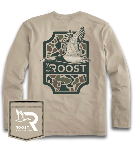 Fieldstone Youth Roost Camo Shield Tee