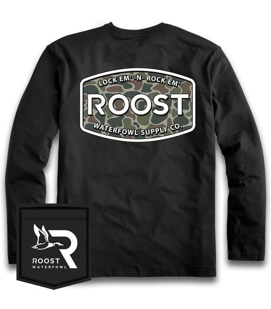 Fieldstone Youth Roost Camo Logo Tee
