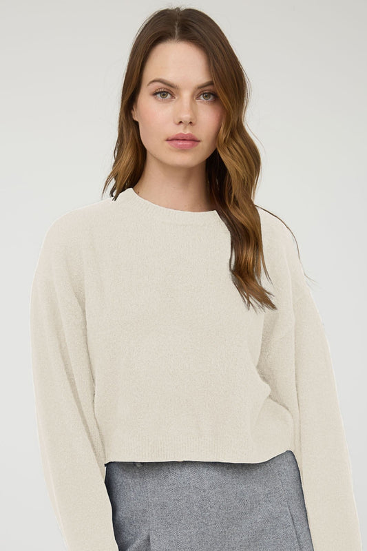 Warm & Cozy Sweater In Cream