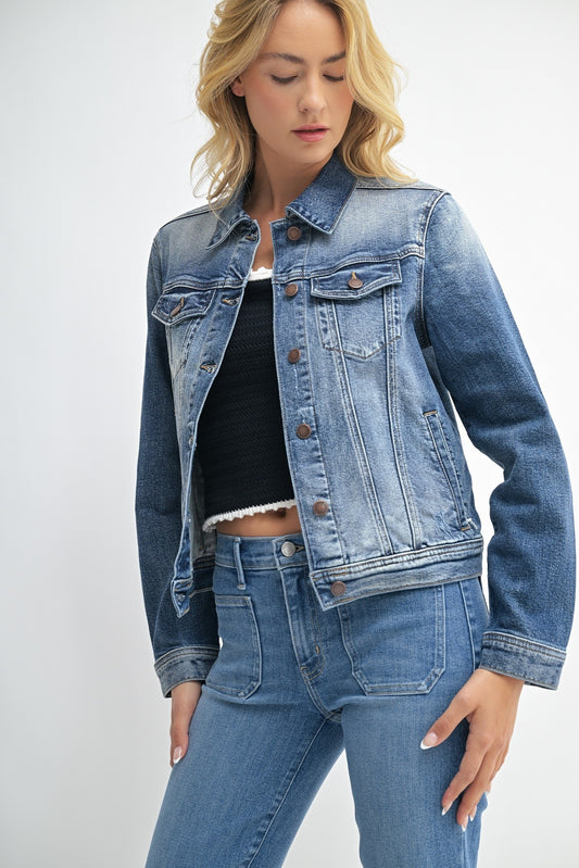 Western Stretch Denim Jacket